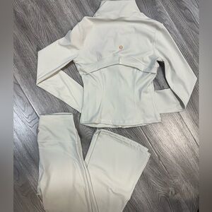 Lululemon Athletica White Pantsuit Set